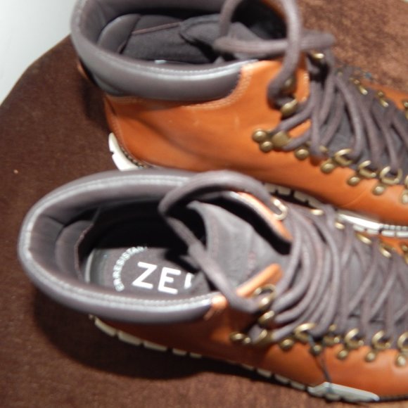 NIB Men's Cole Haan ZEROGRAND Water Resistant Hiker C35595 Boots Brown - Picture 5 of 5